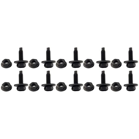 Vortex 0.75 in. Body Bolt Kit, Black, 10PK VO3623492